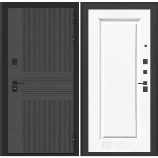 Входная дверь Бункер БН 05 - 27 RAL 9003 Эмаль белая