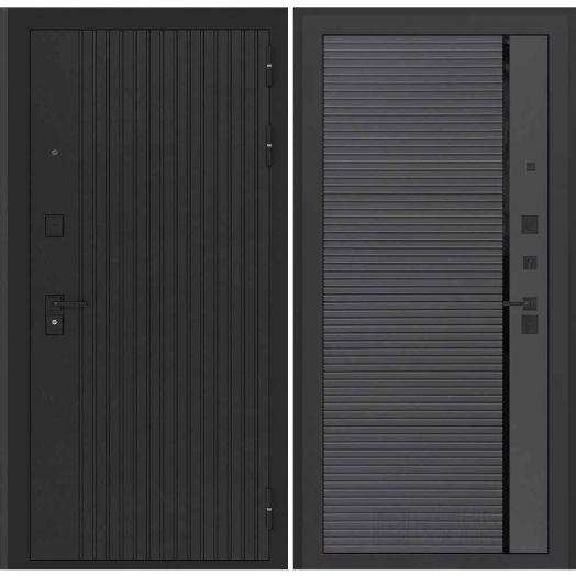 Входная дверь Бункер БН 06 - 22 Графит софт
