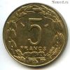 Центральная Африка 5 франков 1998