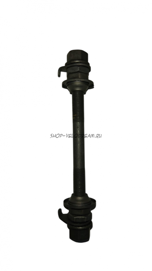 Ось Shimano передняя в сборе (спицы)
