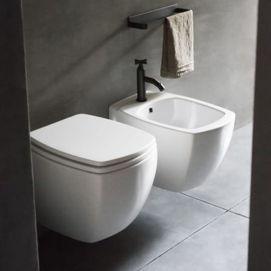 Унитаз подвесной Agape 750 35.5х57.5х30см. с крышкой-сиденьем с микролифтом/Soft close