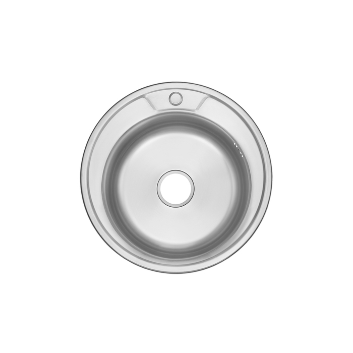 Мойка, нержавеющая cталь, сатин, D510, Basic, IDDIS, BAS51S1i77