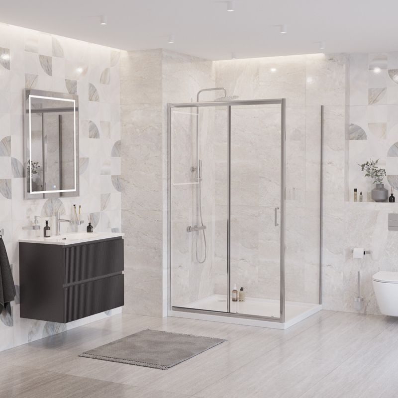 Душевой уголок BelBagno UNO-195-AH-1-110/100-C-Cr