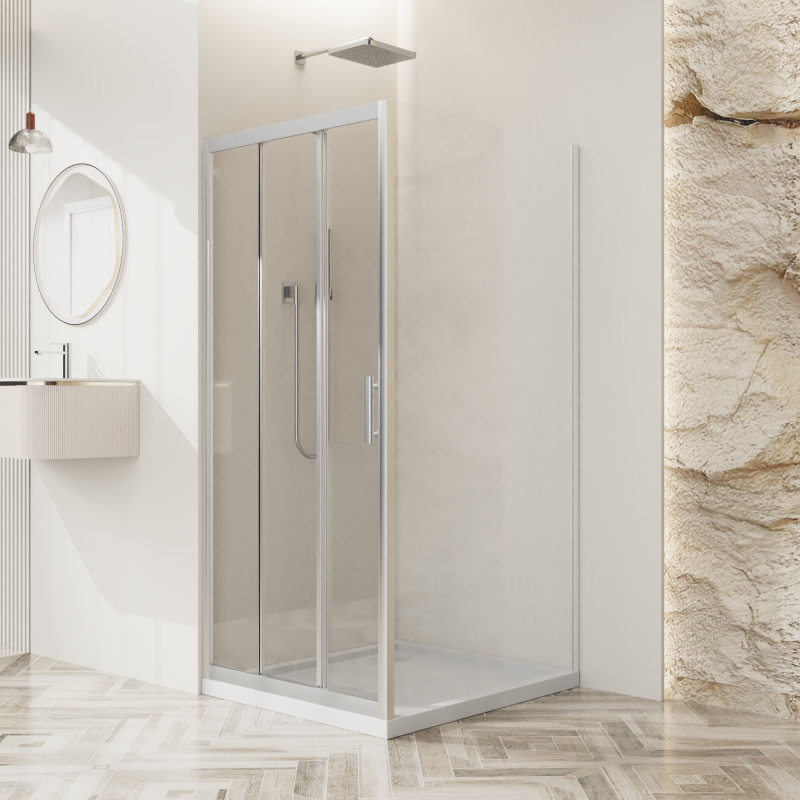 Душевой уголок BelBagno UNO-195-AHF-31-90/80-C-Cr