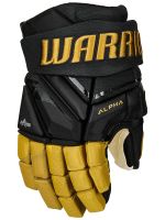 Перчатки юниорские WARRIOR Pro ALPHA LX3 G (JR) NHL - Vegas - Black/Gold