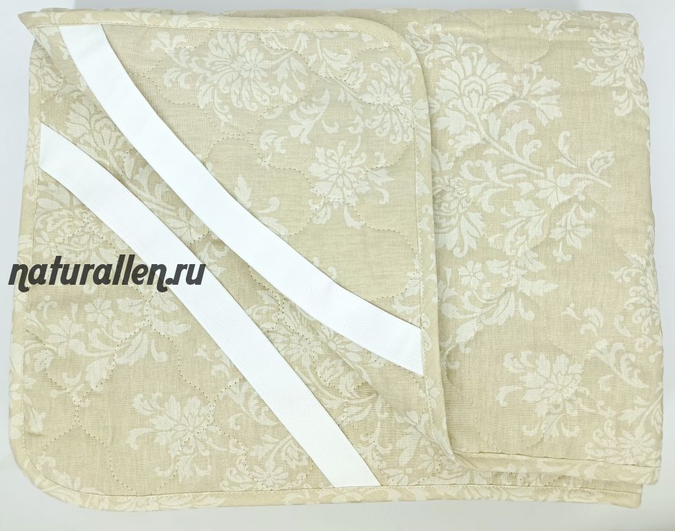 Наматрасник  лён/хлопок (кружевница)