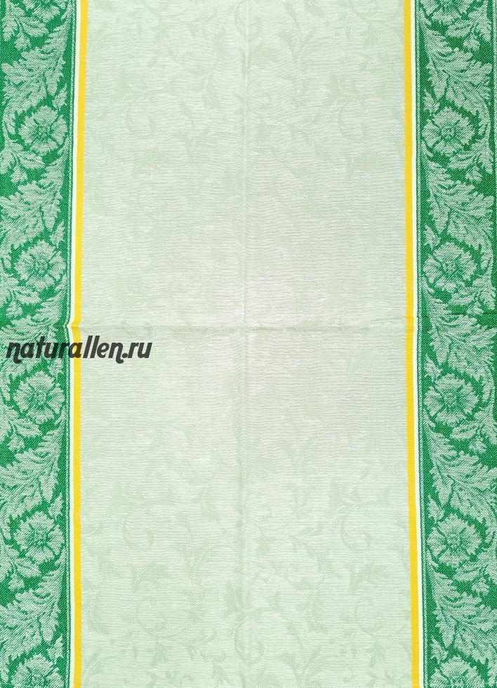 Полотенце кухонное жаккард (листок зеленый)