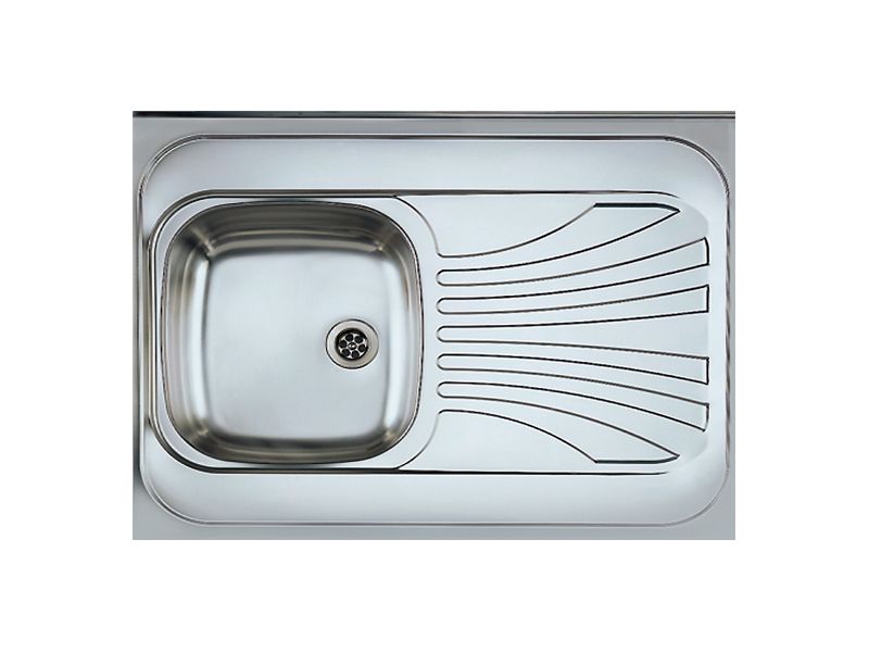 Мойка для кухни накладная Alveus CLASSIC 30 1009076 левая в комплекте сифоном с 80х60 см