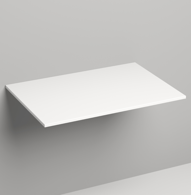 Изображение Белая столешница в ванную комнату под раковину Salini Costa 800х500 200121M