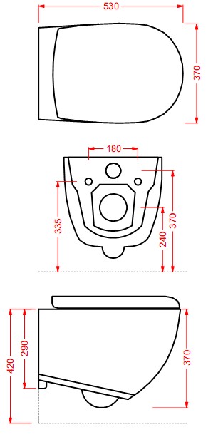Унитаз Artceram File 2.0 FLV004 01 30 в белом цвете ФОТО