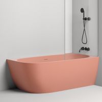 Белая угловая каменная ванна Salini Sofia Corner 170x85 102514G схема 7