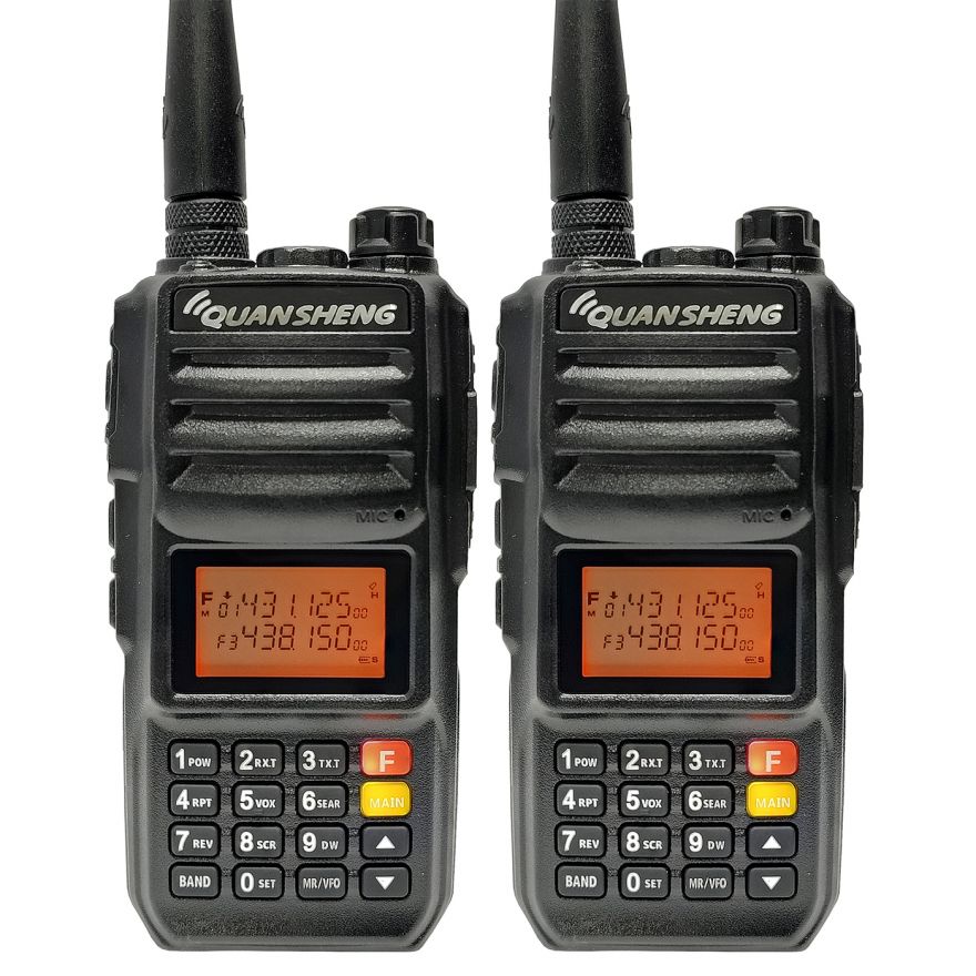 Комплект раций Quansheng TG-UV2 PLUS 10 Ватт c Type-C