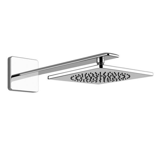 Прямоугольный верхний душ на кронштейне Gessi iSpa 41248 34х22 цена от 100 368 ₽ Фото Прямоугольный верхний душ на кронштейне Gessi iSpa 41248 34х22