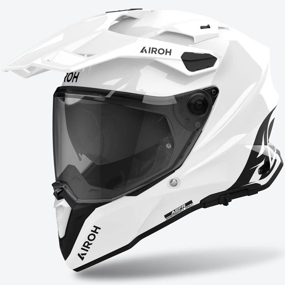 Airoh Commander 2 Color White Gloss шлем для приключений и мототуризма