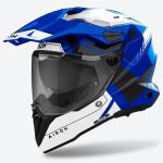 Airoh Commander 2 Reveal Blue Gloss шлем для приключений и мототуризма