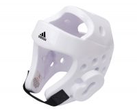 Шлем для тэквондо Adidas Head Guard Dip Foam WT белый, размер L, артикул  adiTHG01