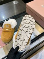 Мюли MIU MIU с мехом Premium