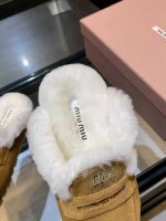 Мюли MIU MIU с мехом Premium