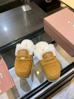 Мюли MIU MIU с мехом Premium