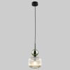 Подвесной светильник со стеклянным плафоном TK Lighting 11144 / светильник подвесной / Sophia Green Cognac