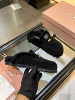 Мюли MIU MIU с мехом Premium