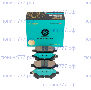 Колодки тормозные задние, Monaer Sport, керамика на: 8 PROMAX, Jaecoo J7 4WD, EXEED RX, Эксид ТХЛ и VX рест, Джетур Т1, Jetour T2, Tiggo 9, TENET T8