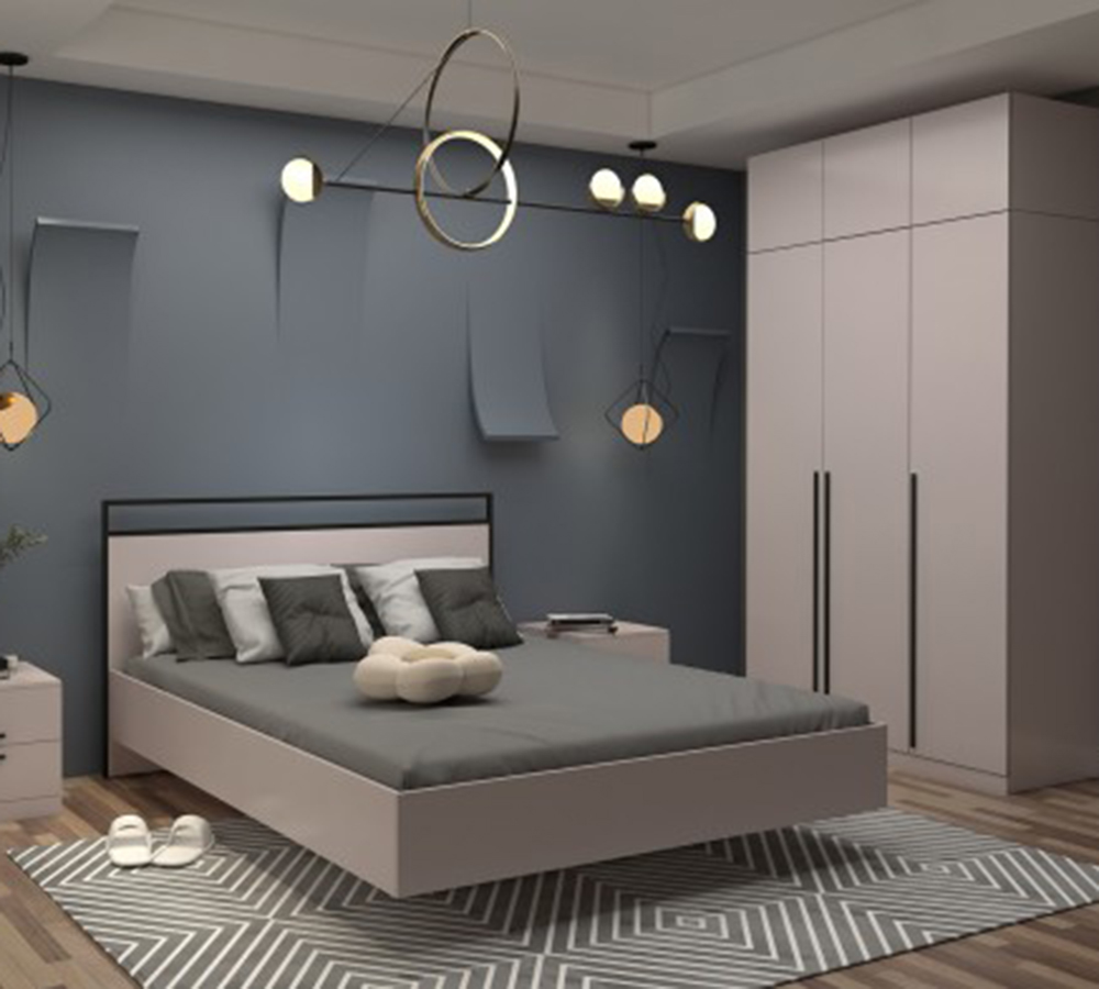 Николь-7.14 кровать 1400 орт. с ПМ ПВК