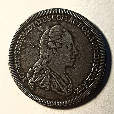 20 крейцеров 1777 Виндиш-Грац RARE Австрия Священная Римская Империя UNC