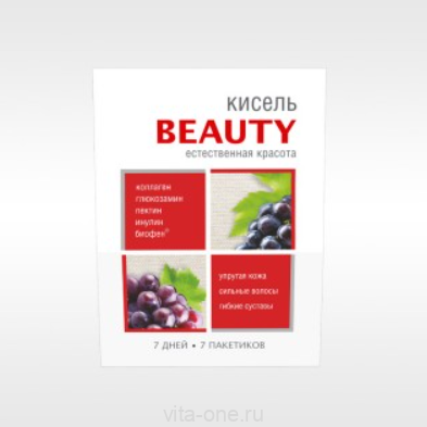 Кисель BEAUTY – естественная красота 140 гр (7 пакетиков по 20 гр)
