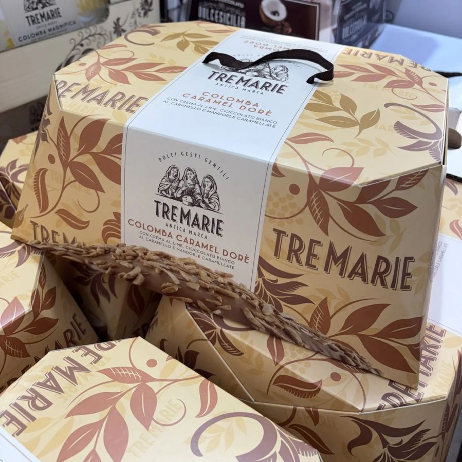 Коломба Карамельное золото Tre Marie 900 г, Colomba Caramel dore' 900 g