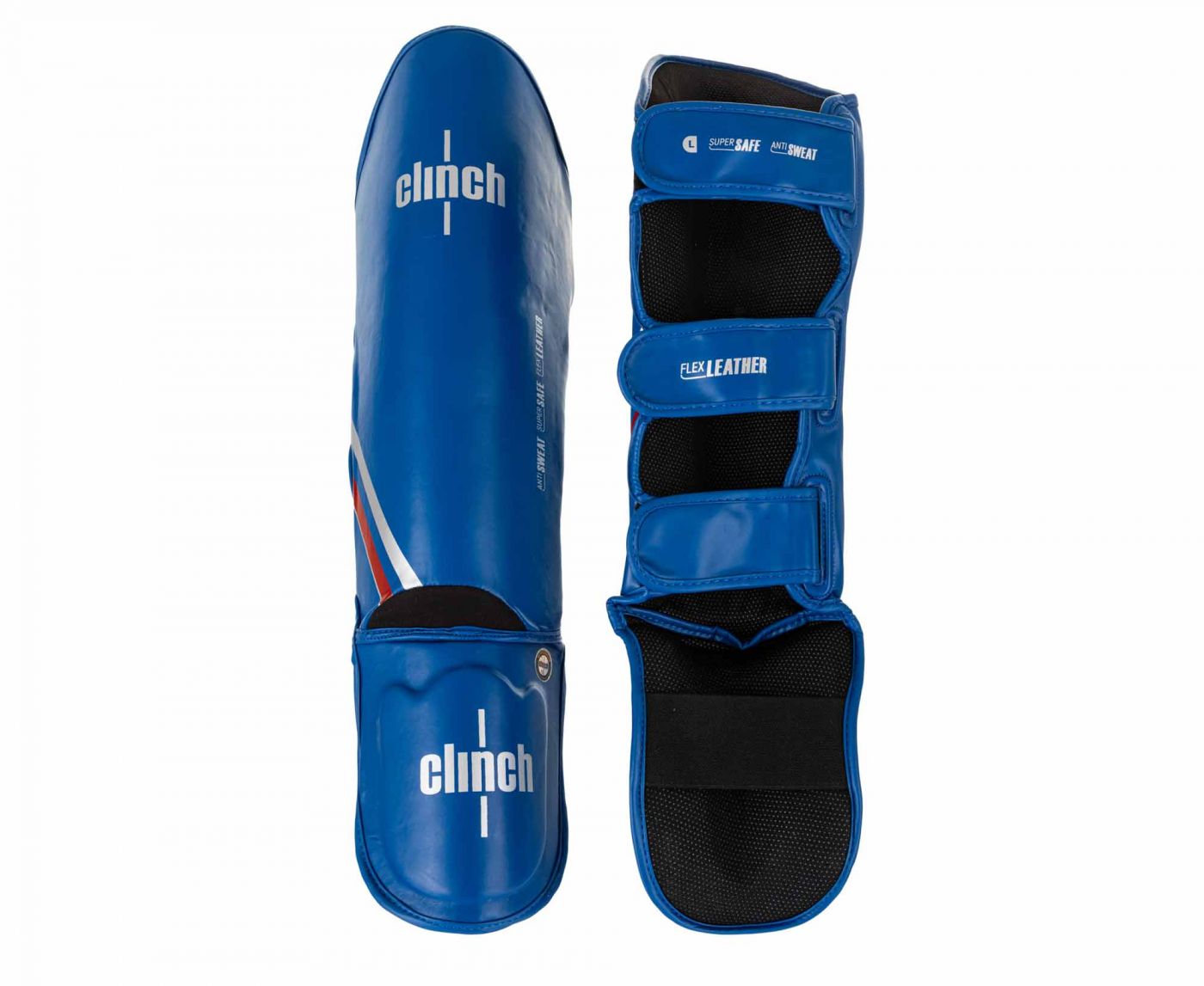 Защита голени и стопы Clinch Shin Instep Guard Kick 2 синяя, размер M, артикул C521N