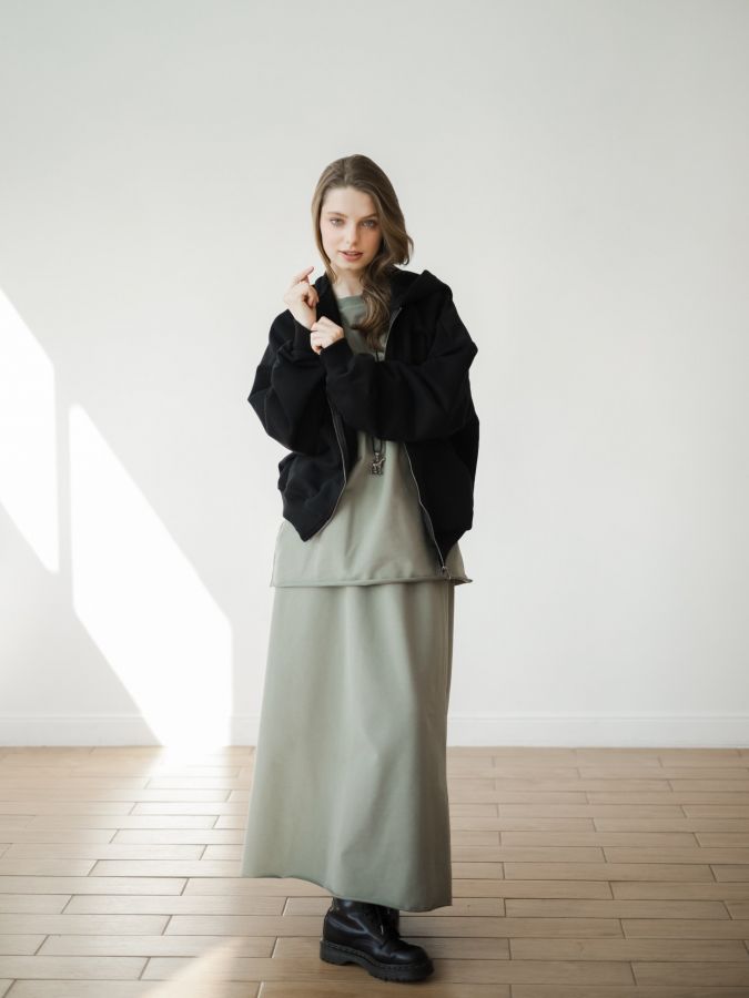 Юбка на резинке лавр