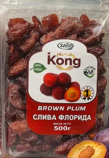 Слива "Флорида" сушеная натуральная Kong, 500гр