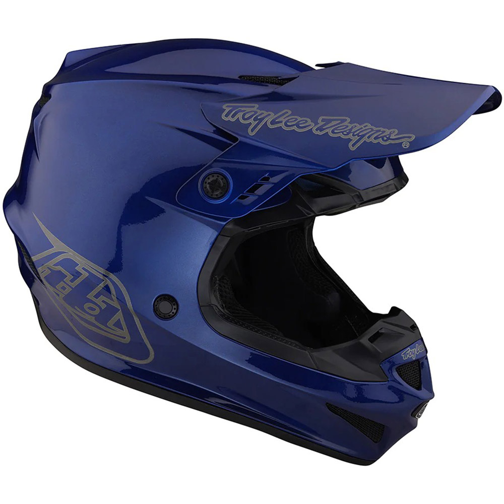 Troy Lee Designs GP Mono Blue шлем для мотокросса и эндуро