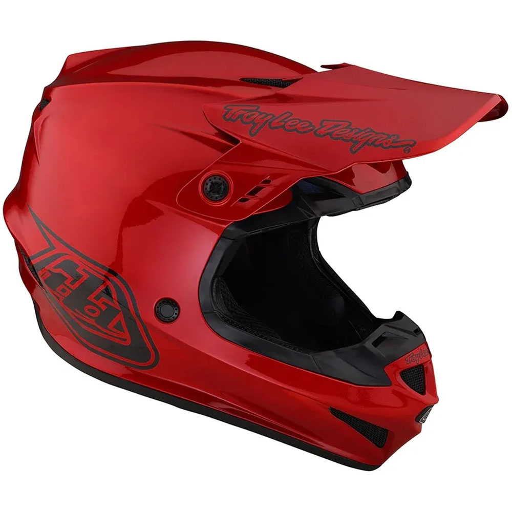 Troy Lee Designs GP Mono Red шлем для мотокросса и эндуро