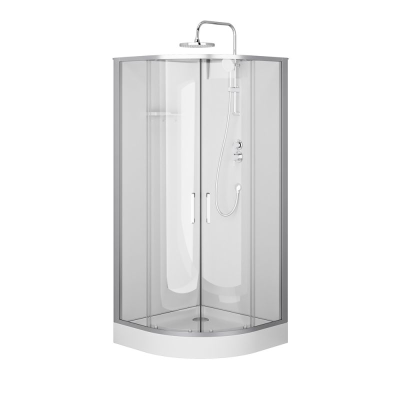 Душевая кабина AM.PM Above 90x90, без крыши, четверть круга W9XC-401-9090MT