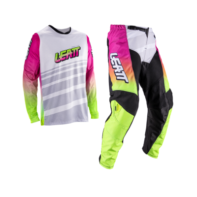 Комплект мотоджерси/мотоштаны Leatt 3.5 Ride Kit Retro Pink