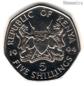 Кения 5 шиллингов 1994