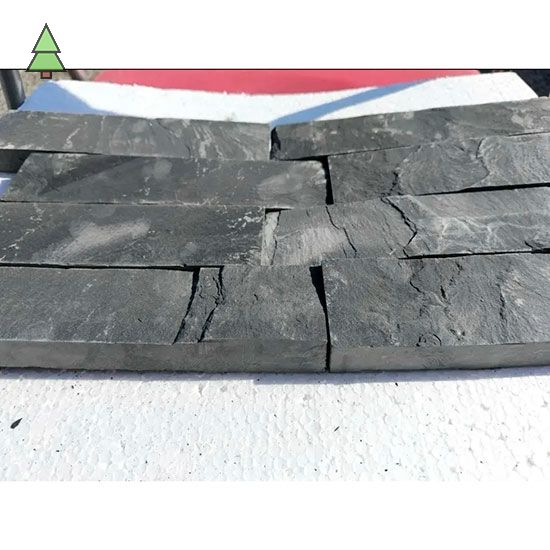 Плитка черный сланец 20*50*200 мм