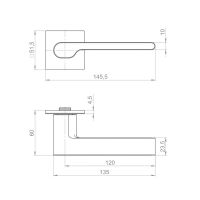 Ручка Armadillo Cotta R.YM схема