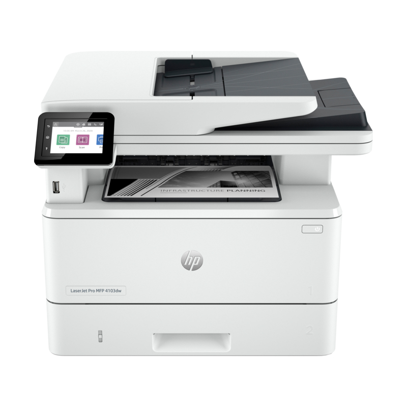 МФУ HP LaserJet Pro 4103dw A4 лазерный черно-белый, 2Z627A