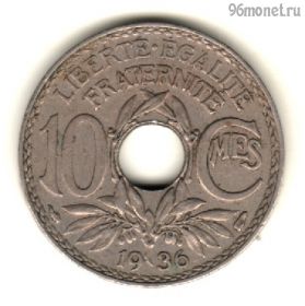 Франция 10 сантимов 1936