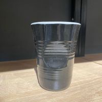 Чашка кофейная большая чёрная 300 мл, Top Moka, Tazzina grande
