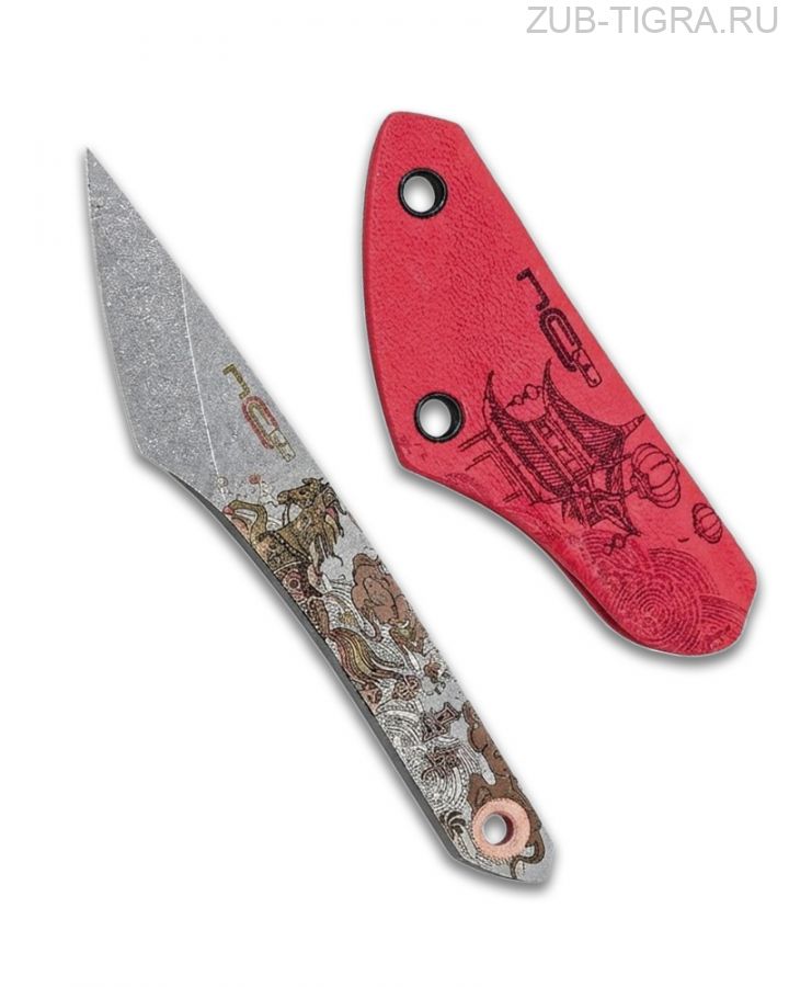 Нож киридаши Год Лошади от N.C.Custom