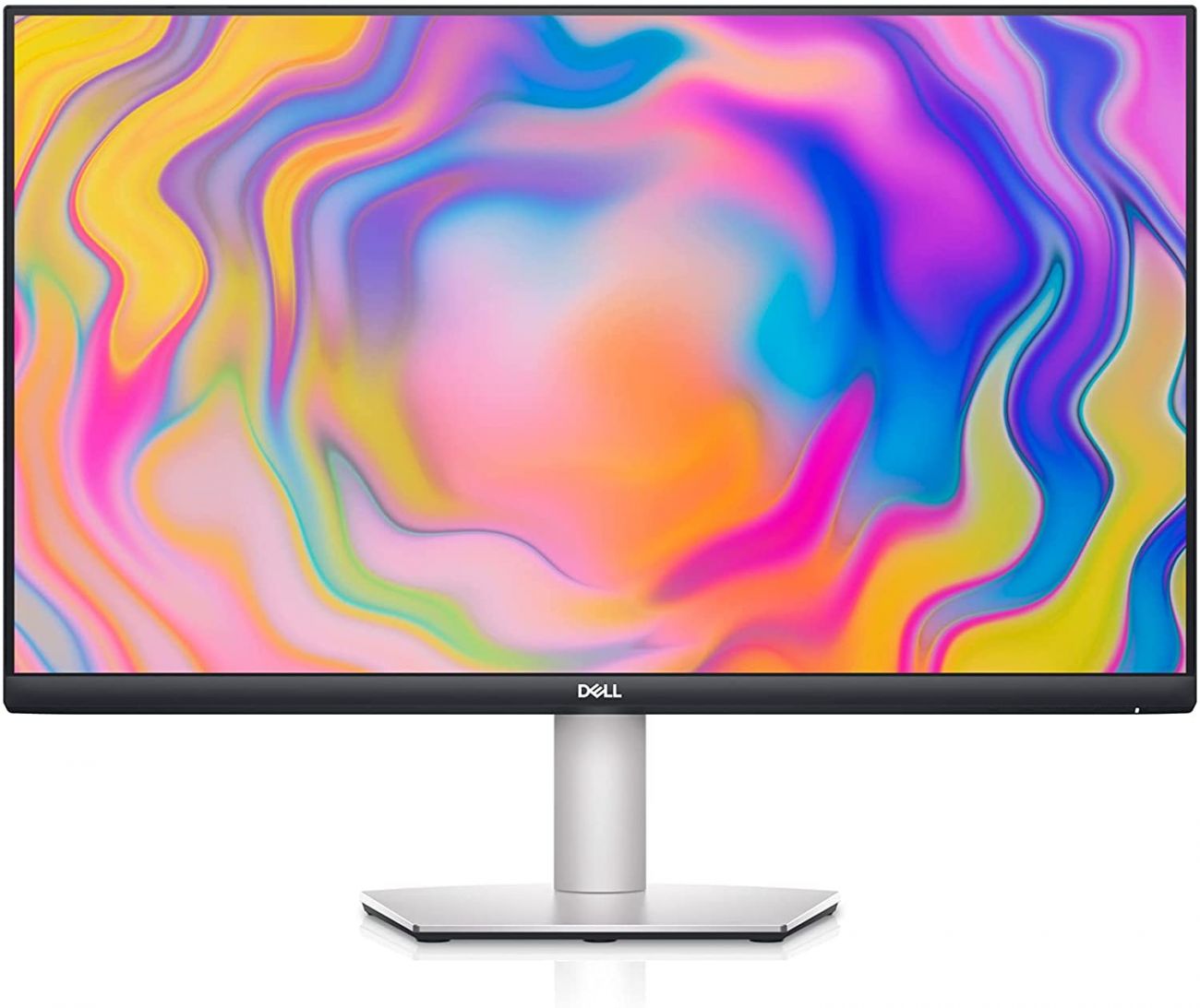 Монитор Dell S2722QC 27" IPS серебристый, 210-BBRQ