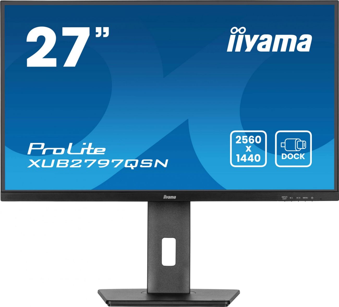 Монитор Iiyama XUB2797QSN-B2 27" IPS чёрный, XUB2797QSN-B2