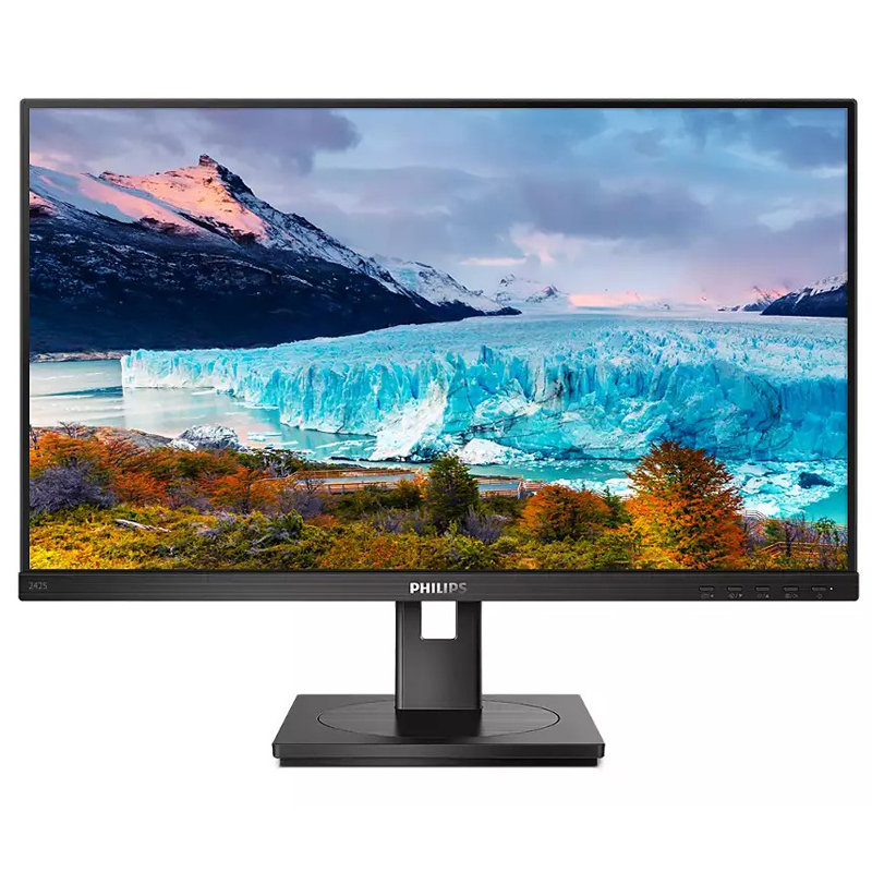 Монитор Philips 242S1AE 23.8" IPS чёрный, 242S1AE/00
