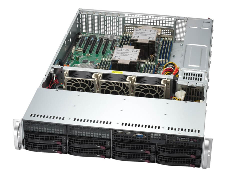 Серверная платформа Supermicro SuperServer 621P-TR 8x3.5" Rack 2U, SYS-621P-TR_empty