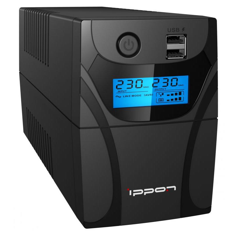 ИБП Ippon Back Power Pro II 650 ВА, Tower, Euro, 1005511