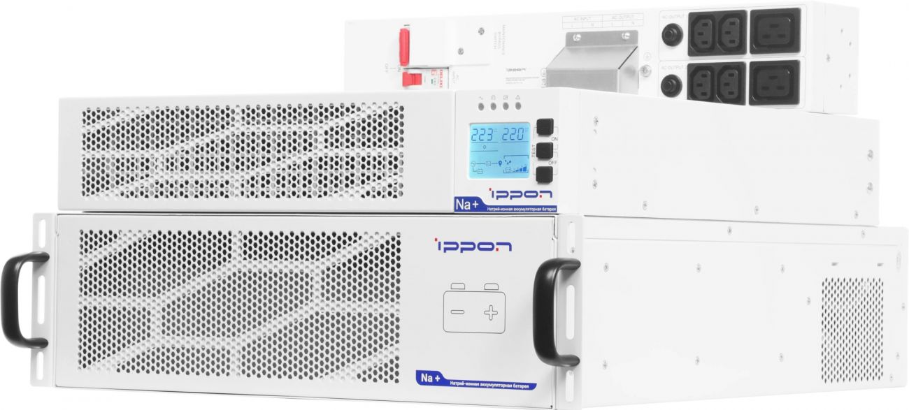 ИБП Ippon Na+ RTA 10000 ВА, Rack 2U, без АКБ, 2049888